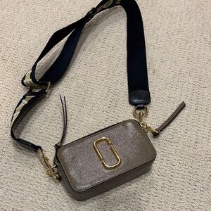 Marc Jacobs Metallic Brown Crossbody Bag